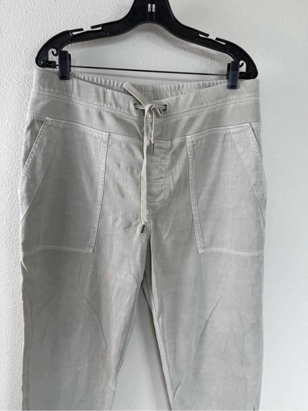NWOT James Perse Pull On Clean Cargo Pant Salt Casual Women’s Size XL - Picture 4 of 12
